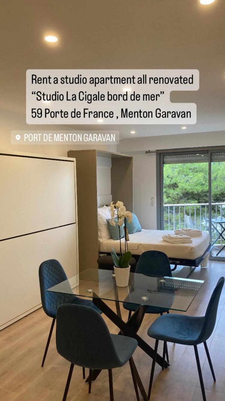 Studio Villa La Cigale Avec Grande Terrasse مينتون المظهر الخارجي الصورة